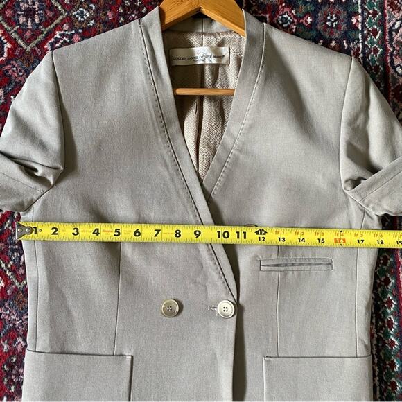 Golden Goose Deluxe Beige Double Breasted Blazer - Picture 10 of 10